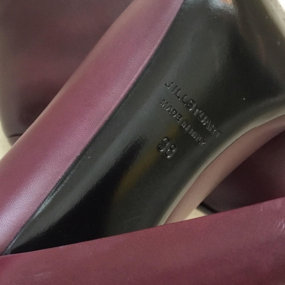 Jill Stuart maroon booties - Picture 5 of 8
